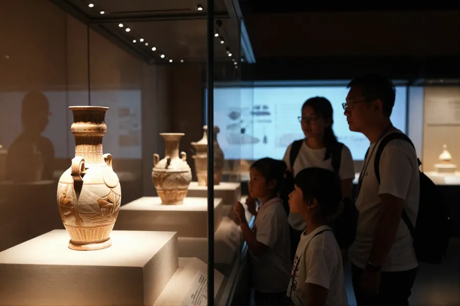隋唐文明展亮相港博馆 沉浸式体验引家长关注