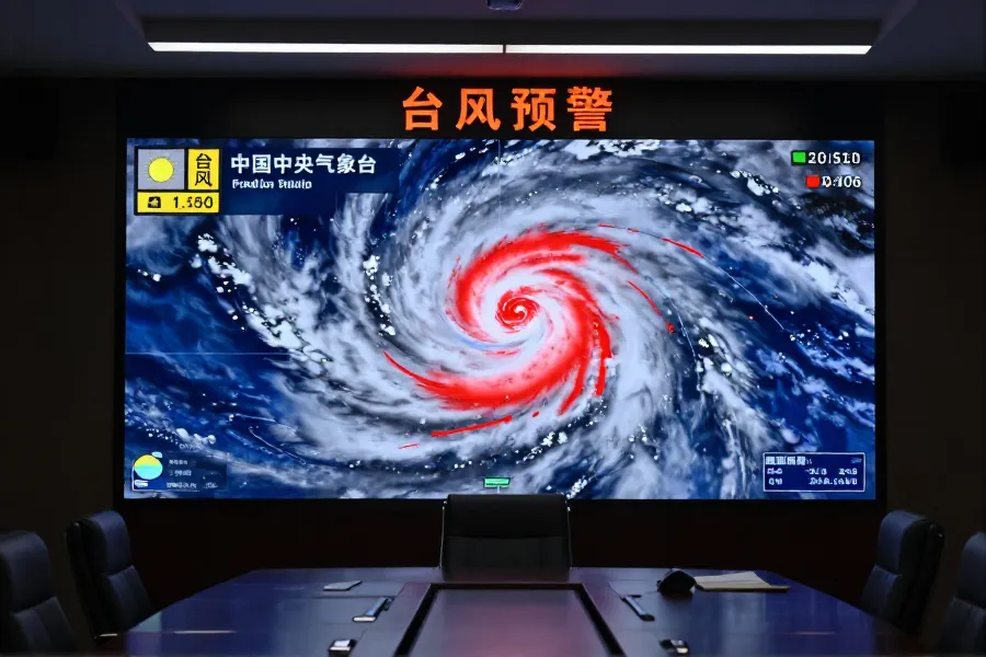 台风红霞逼近，中央气象台发橙色预警