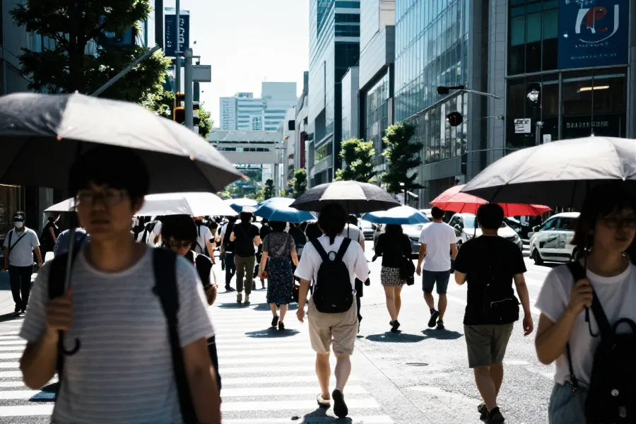 日本破纪录连5天超40度 酷暑致大量人员送医