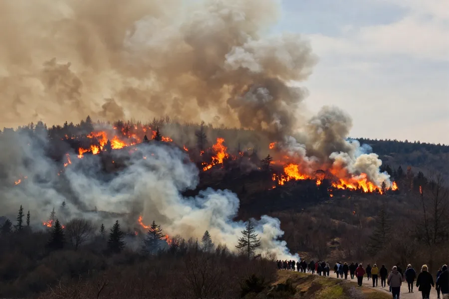 欧陆高温干旱引发山火 西班牙宣布全国紧急状态