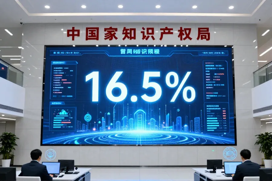 新一代信息技术专利占比达16.5%