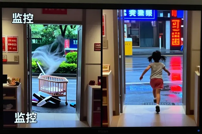 深圳台风红霞突袭 6岁女童连床被卷户外