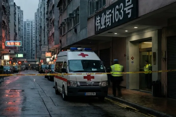 观塘酒店疑现烧炭事件 男住客送院后离世