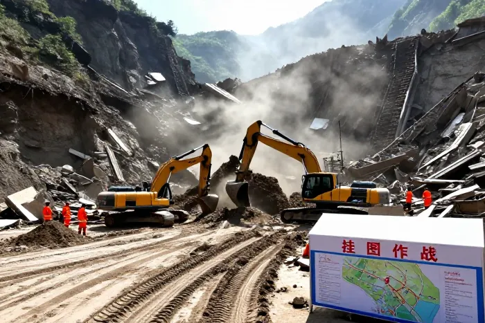 重庆彭水山体崩塌致51人遇难 10人仍失联