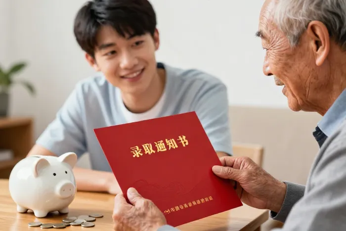 山东德州学子获录取 爷爷砸金猪助考