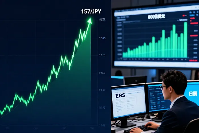 日圓單日暴漲3.3% 市場傳日本央行涉干預