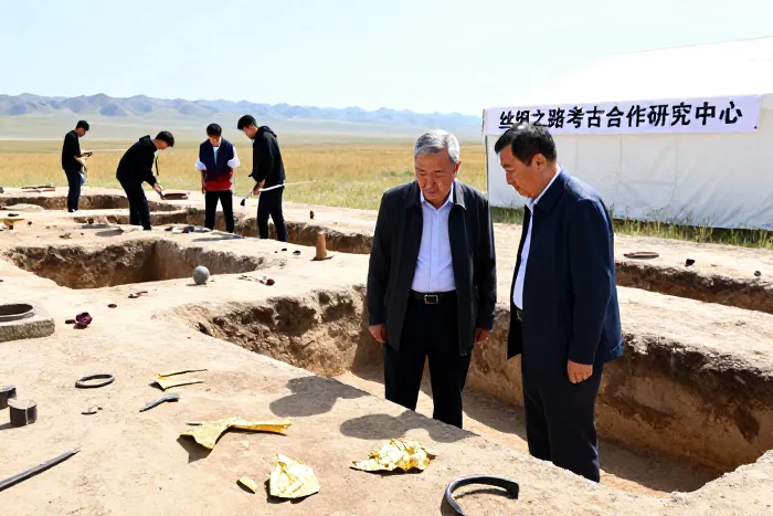 中哈联合考古队完成东哈州马尔卡科尔湖发掘