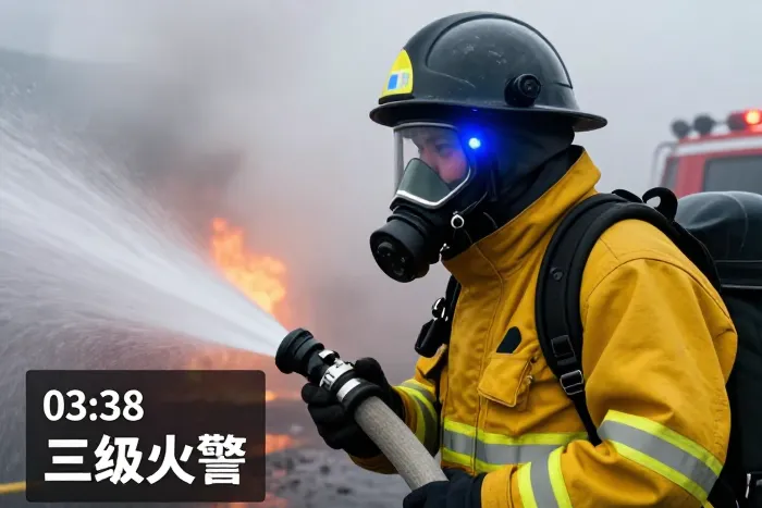 米埔鹿尾村货仓起火 消防升三级火扑救