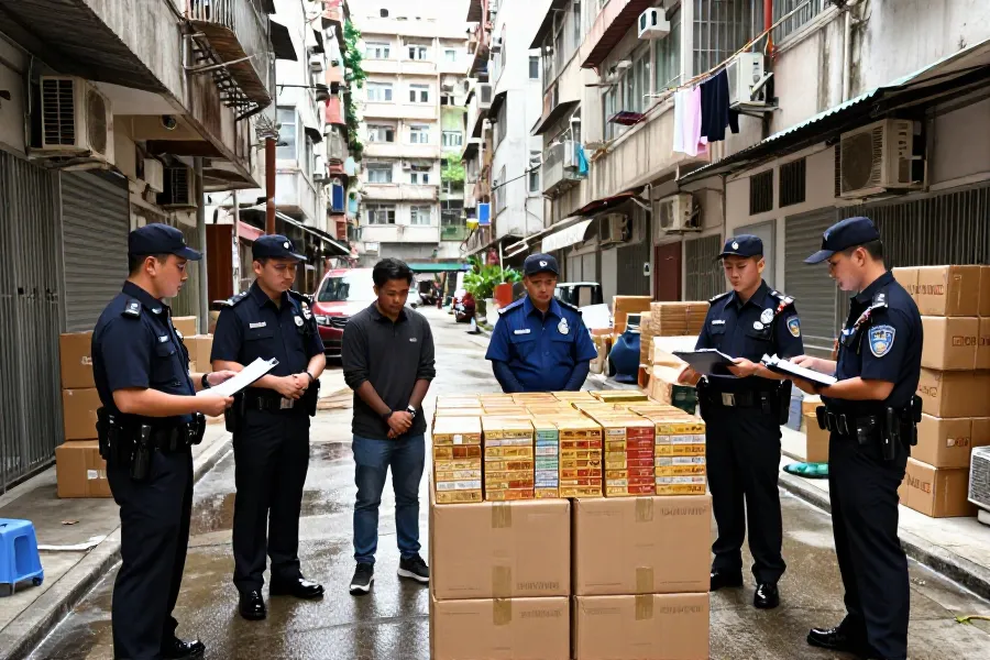 海關打擊深水埗私煙網 涉值逾720萬