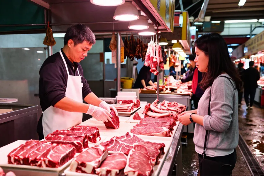 元朗街市鲜牛肉检出禁用防腐剂