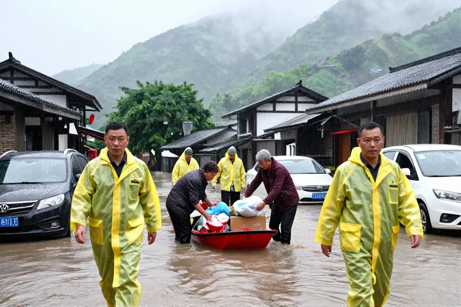 暴雨强对流齐发 各地启动应急抢险