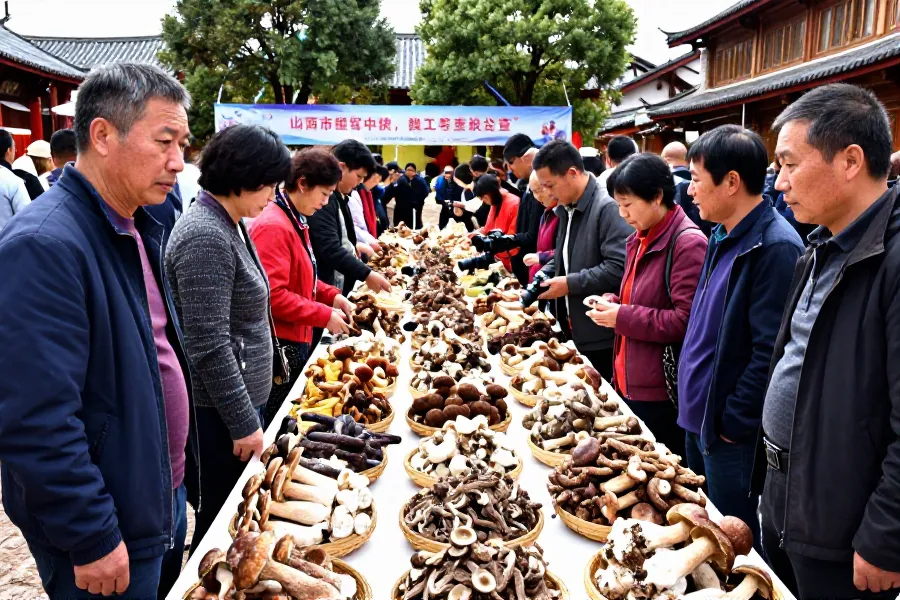 云南南华菌王评选揭晓 十大山珍加冕