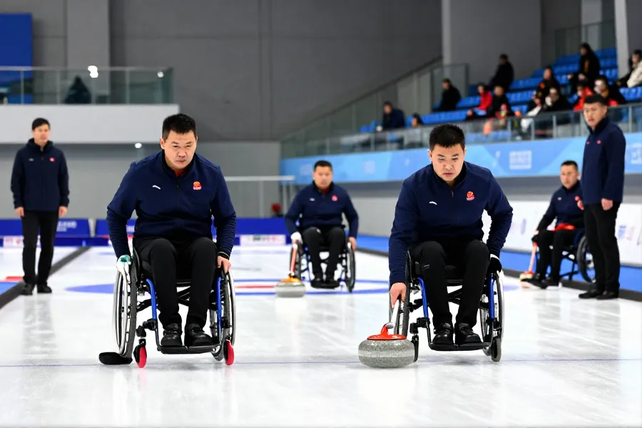 全国残疾人冰壶团体赛落幕，黑龙江两度登顶