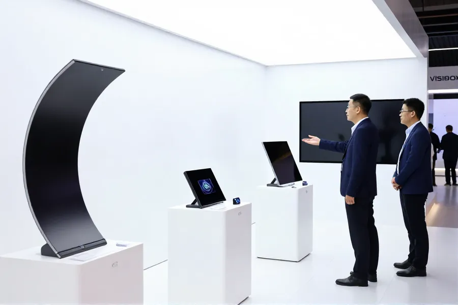 合肥维信诺展出柔性屏，显示技术融合潮玩IP