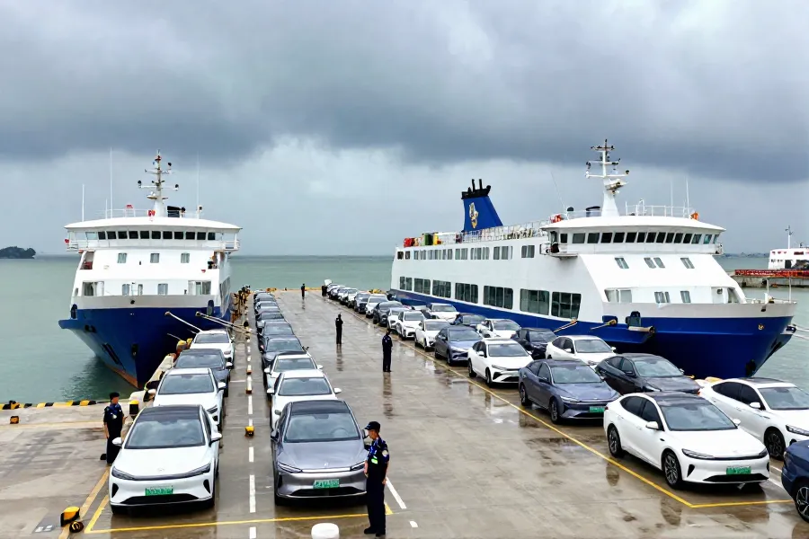 暑期琼州海峡车流客流双增 海事部门强化安全监管