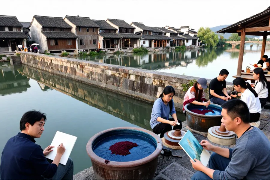 浙江古堰画乡以艺术激活乡村经济