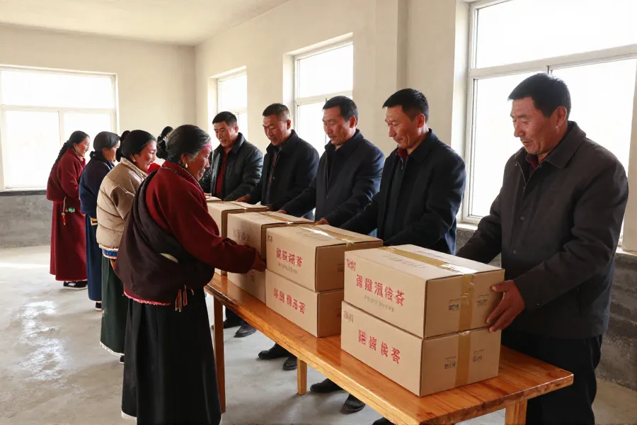 青海首批低氟茶精准配送 惠及8万余户农牧民