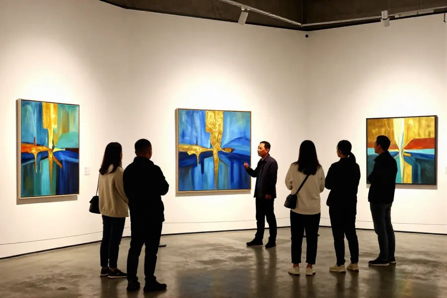 彭常安油画新作亮相成都 四十余件作品集中展出