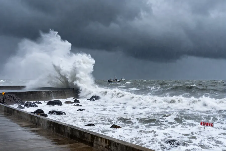 国家海洋预报台发布海浪橙色警报