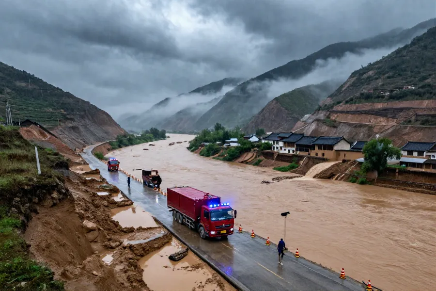 陕西柞水强降雨引发泥石流 已致1人遇难2人失联