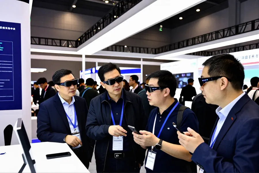 义乌数贸中心AI眼镜受热捧