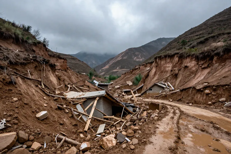 陕西暴雨引发泥石流滑坡 国家拨付5000万元应急恢复