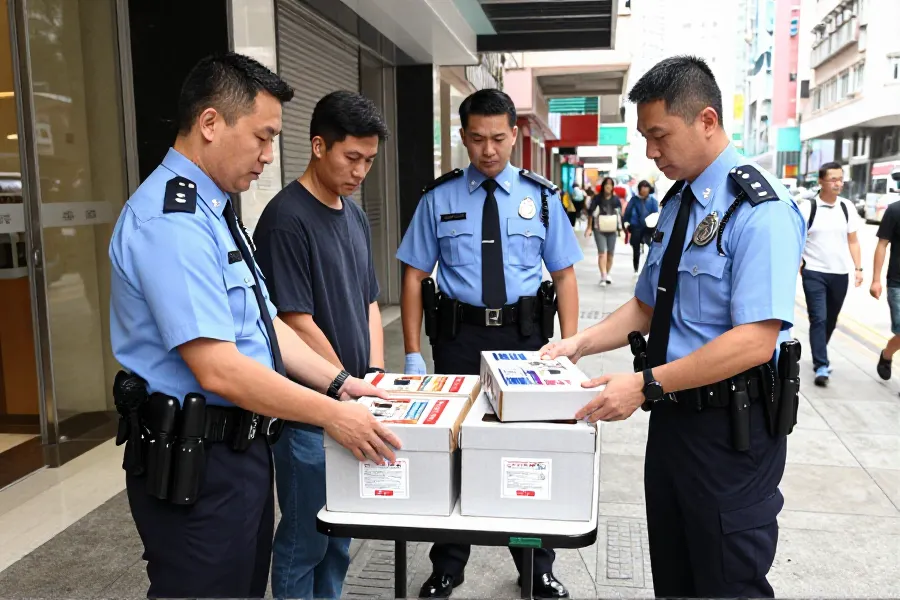 卫生署扫荡未注册止痛药 检逾140盒拘两男