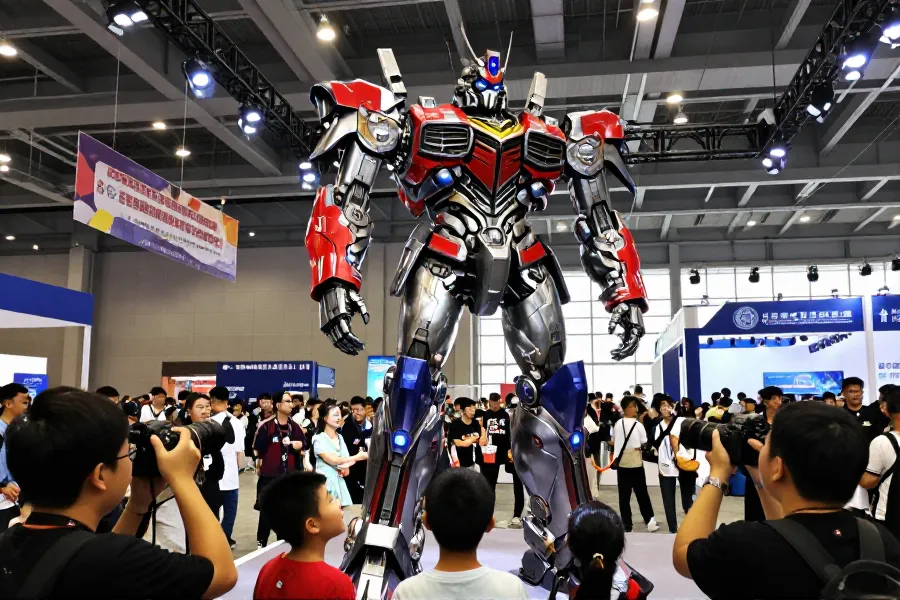 第十六届中国国际动漫博览会东莞启幕 机甲巡游成全场焦点