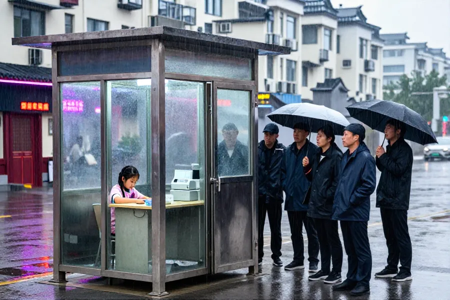 山西原平献血屋避雨风波：官方澄清门未锁，涉事人员已受批评