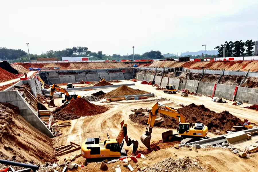 深圳西丽站地下施工启动，首根桩基浇筑收官