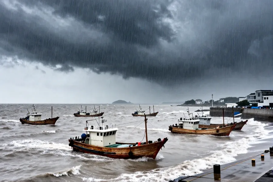 台风白海豚逼近华东 浙江福建沿海需防强风暴雨