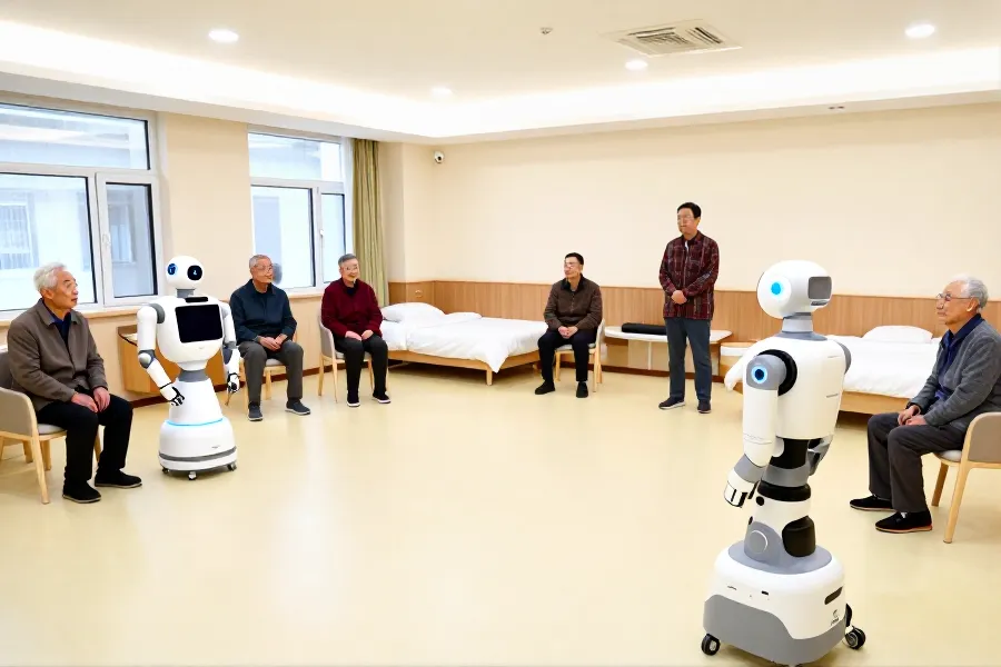康养机器人实景竞技 智慧养老新图景在京展开
