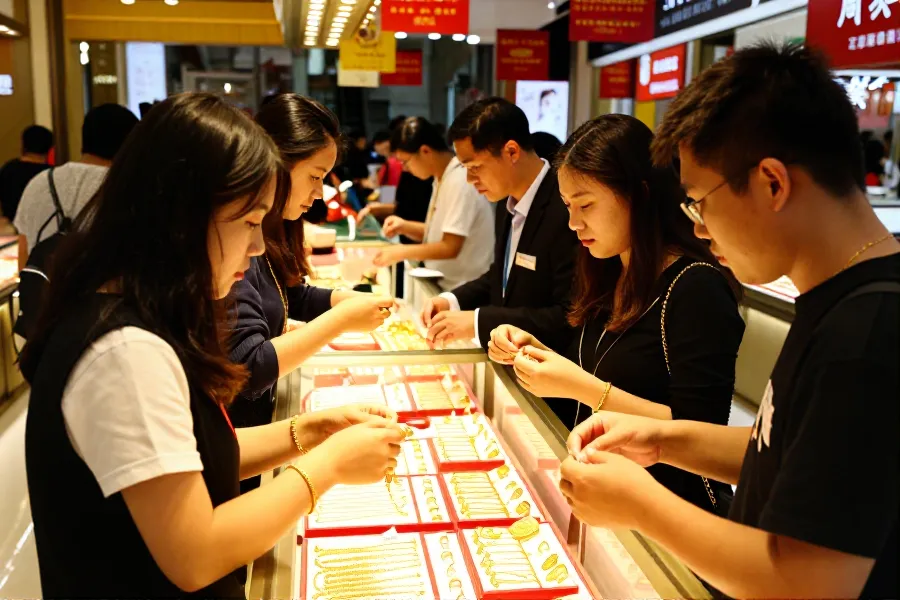 金价单日飙升逾4% 深圳水贝饰品金价逼近千元
