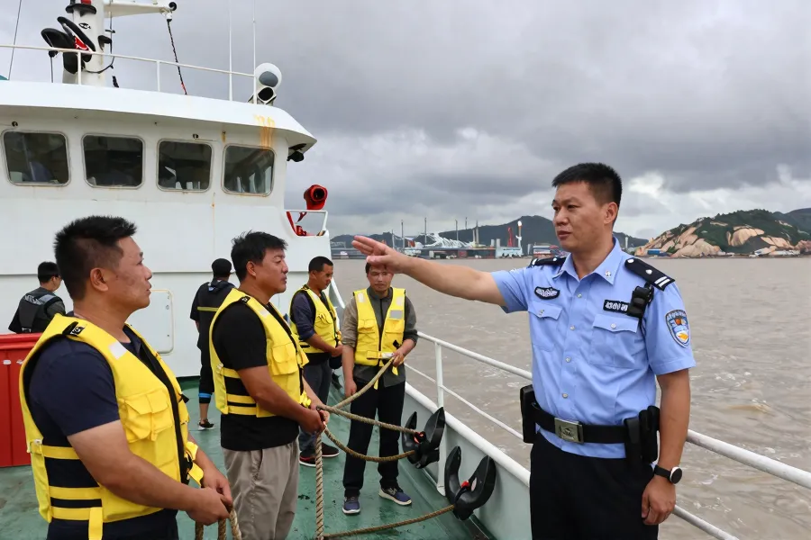 东海风浪起：温州海警全链条部署防台“白海豚”