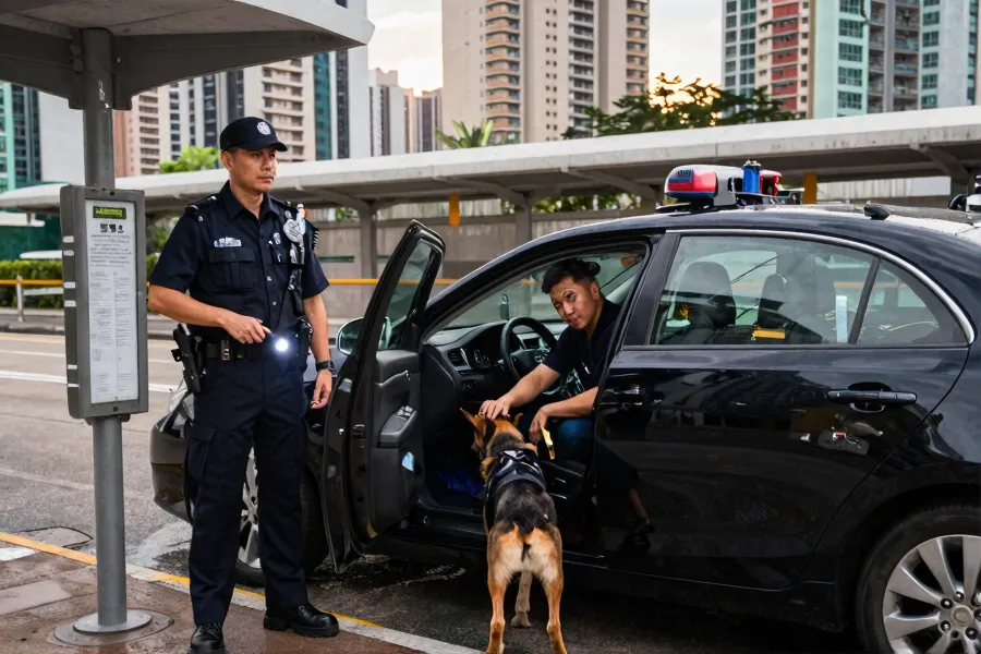 荃灣梨木樹驚現藏毒案：警截查私車起出50小包疑毒