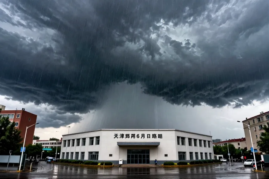 天津发布雷电黄色预警 预警中心城区有雷阵雨