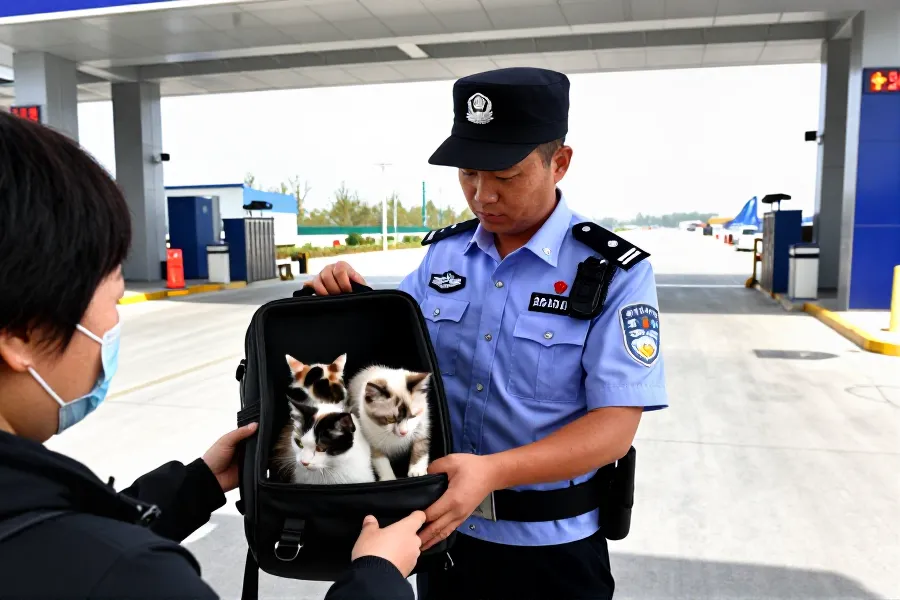 海关落馬洲支線發現非法進口活貓案