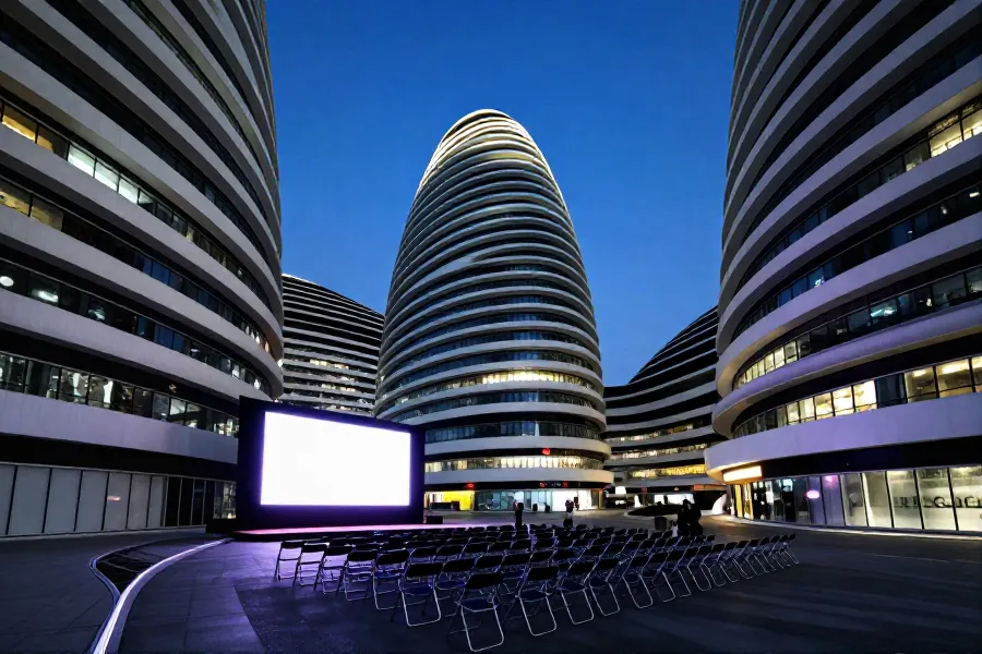 百花奖公益放映走进望京 市民夏夜享光影盛宴