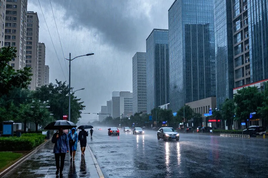 北京发布雷电黄色预警：雷阵雨持续至次日凌晨，阵风达7级