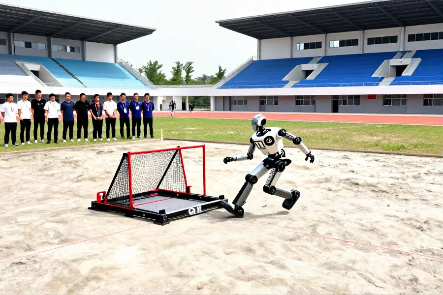 清华RoboCup冠军团队携人形机器人亮相央视挑战赛 展示赛事技术产业化新路径