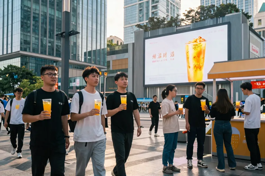 立秋消费新风向：京东外卖联手多品牌打造‘金色饮品’社交场