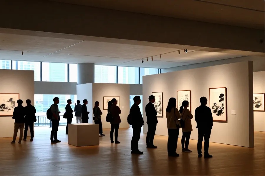 中国国家画院艺术展在韩国首尔举办