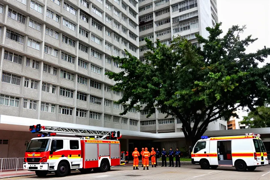 福來邨疑墮樓男子幸運壓樹卸力 神智清醒送瑪嘉烈醫院