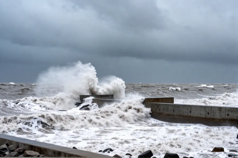 浙闽沿海风暴潮双红预警：白海豚登陆后增水显著