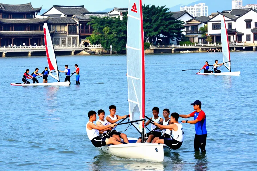 榕台青年赴福州开展水上运动交流营