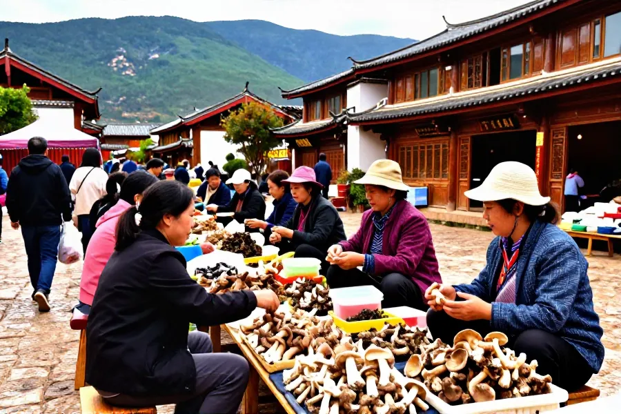 云南南华菌菇产业助力地方经济