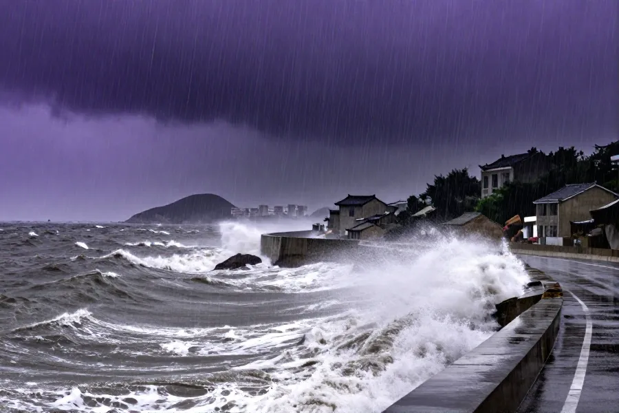 强台风“白海豚”逼近：预计9日晚登陆浙江沿海，多地需防暴雨大风