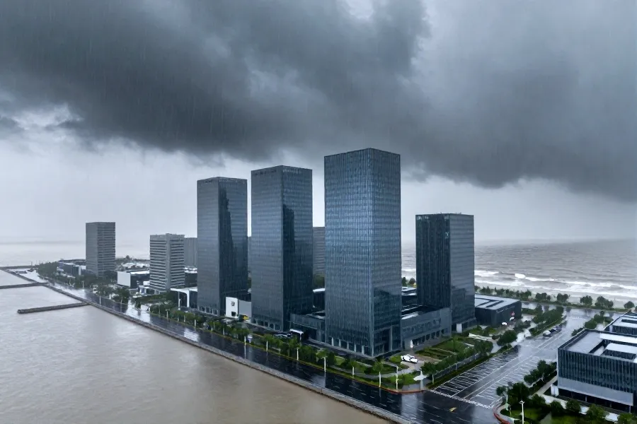 强台风“白海豚”逼近浙江：多地实施“五停”及交通全面管控