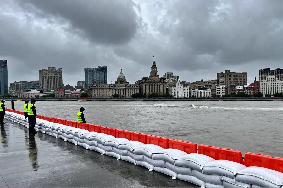台风'白海豚'登陆后风雨严峻：国家防总紧急启动沪赣四级应急响应