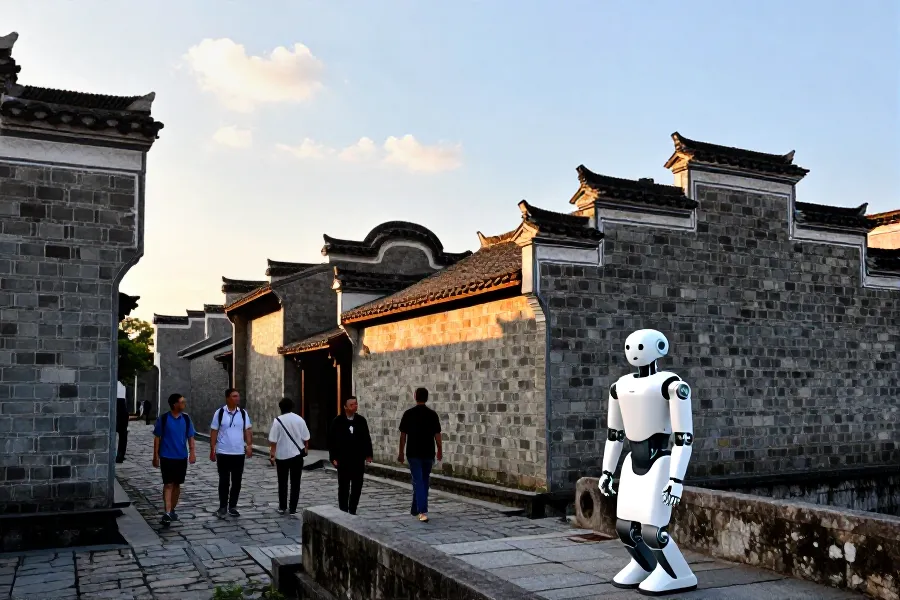 四方联手构建文旅新生态：华夏集团引入具身智能机器人重塑古镇游览体验